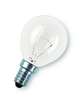 Лампа накаливания декоративная ДШ 15вт P45 230в E14 Osram (005881)
