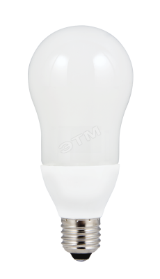 Лампа энергосберегающая КЛЛ 15/827 E27 D67x155 шар (CE A 15/827 E27)