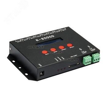 Контроллер DMX K-8000D (4096 pix, SD-card) (ARL, IP20 Металл, 1 год)