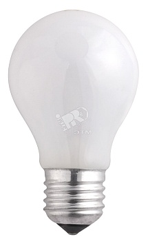 Лампа накаливания A55 240V 40W E27 frosted