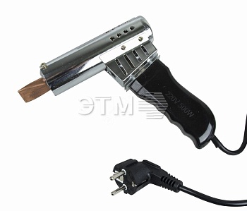 Паяльник-пистолет ПП 220 В/500 Вт, пластиковая ручка (etm12-0215)