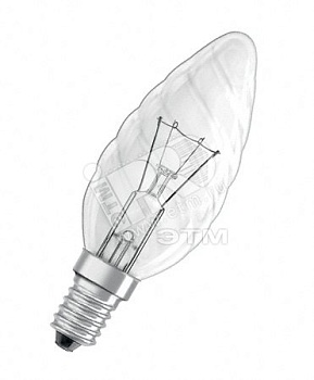 Лампа накаливания ЛОН CLAS BW CL 25W 230V E14 35X1 Osram (005768)