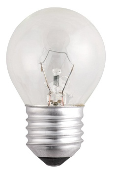 Лампа накаливания P45 240V 40W E27 clear