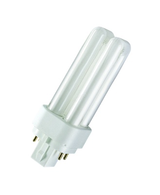 Лампа энергосберегающая КЛЛ 10вт Dulux D/Е 10/840 4p G24q-1 Osram (017587)