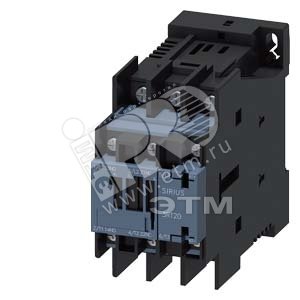 COUPLING RELAY, 3 ПОЛ., AC-3, 7.5KW/400V, 1NO+1NC, DC 24V, W. PLUGGED-IN VARISTOR ТИПОРАЗМЕР S0 RING CABLE LUG CONNECTION