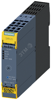 Пускатель компактный прямого пуска SIRIUS 3RM1 для систем безопасности, номинальное рабочее напряжение до 500 В АС, диапазон уставок номинального рабочего тока 0,1-0,5 A, номинальное питающее напряжение управления US 110-230 В AC AC PUSH-IN TYPE