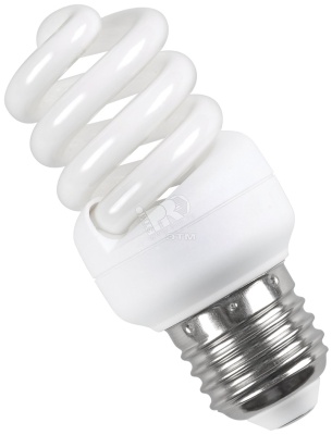 Лампа энергосберегающая КЛЛ 9/840 Е14 D34х91 спираль