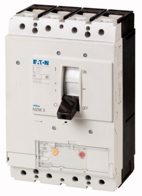 Автоматический выключатель 400А, 4 полюса, откл.способность 150кА, электронный расцепитель  NZMH3-4-AE400