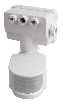 Датчик движения ИК для прожектора 1000w 180 гр. 12м IP44 белый (Sensor ML101бел.)
