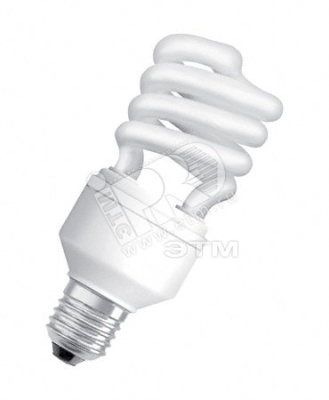 Лампа энергосберегающая КЛЛ 20вт/827 E27 D56х140 Osram (986023)