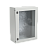 Щит с монтажной панелью ЩМП 800x600x400мм серия STс прозрачной дверью