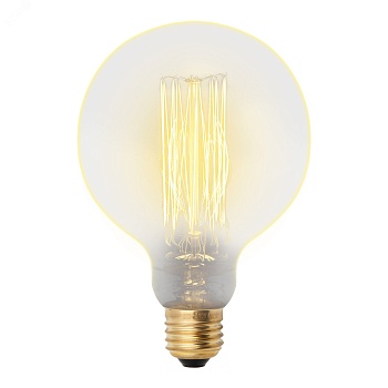 Лампа накаливания декоративная ДШ 60 вт 300 Лм E27 Vintage IL-V-G125-60/GOLDEN/E27 VW01Uniel