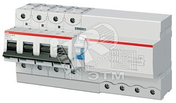 Выключатель автоматический дифференциального тока DS804S B 125/0.3 A (DS804S B 125/0.3 A)