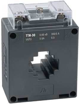 Трансформатор тока ТТИ-30 300/5А 5ВА без шины класс точности 0.5S