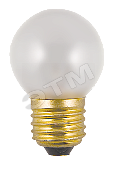 Лампа накаливания декоративная ДШ 60вт P45 230в E27 матовая (SC FR 60 E27)