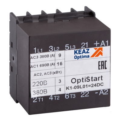 Мини-контактор OptiStart K1-09L01=24DC