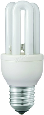 Лампа энергосберегающая КЛЛ 11/840 E14 D35x122 3U Genie (21395810)