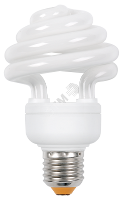 Лампа энергосберегающая КЛЛ 20/827 Е27 D75х125 спираль