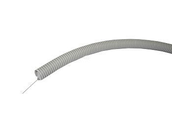 Труба гофрированная ПВХ 32мм с протяжкой серая (50м)