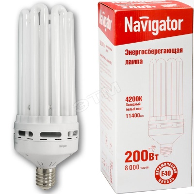 Лампа КЛЛ 200/840 E40 D126x348 8U Navigator (94276 NCL-8U)