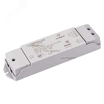 Контроллер SMART-K8-RGB (12-24V, 3x6A, 2.4G) (ARL, IP20 Пластик, 5 лет)