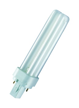 Лампа энергосберегающая КЛЛ 18вт Dulux D 18/827 2p G24d-2 Osram (011462)