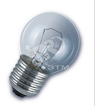 Лампа накаливания декоративная ДШ 60вт P45 230В E27 (шар) Osram