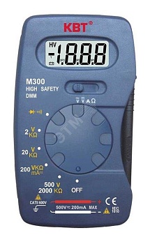 Мультиметр цифровой M300  (КВТ)