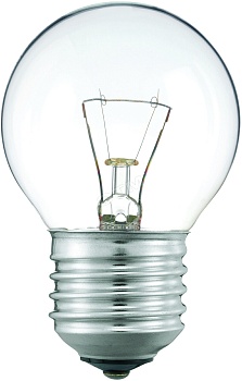 Лампа накаливания декоративная ДШ 15вт P45 230в E27 (01181750)
