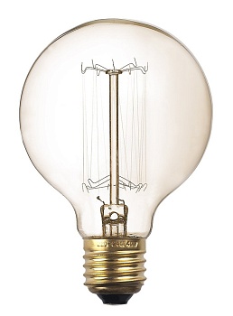 Лампа накаливания ЛОН 60Вт A60 Е27 декоративный золотой