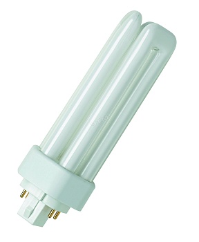 Лампа энергосберегающая КЛЛ 18вт Dulux T/Е 18/830 4p GX24q-2 Osram (342245)