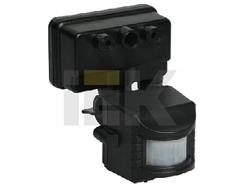 Датчик движения ИК для прожектора 150-500w 120 гр. 12м IP44 черный
