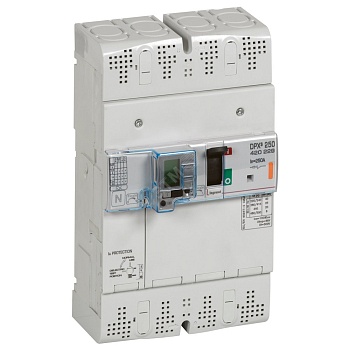 Выключатель автоматический дифференциального тока АВДТ DPX3 250 4п 250А 25кА
