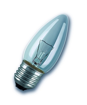 Лампа накаливания декоративная ДС 40Вт B35 230В E27 Osram (332215)